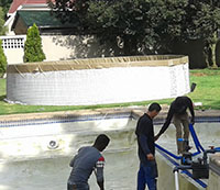 pool water storage tank rental